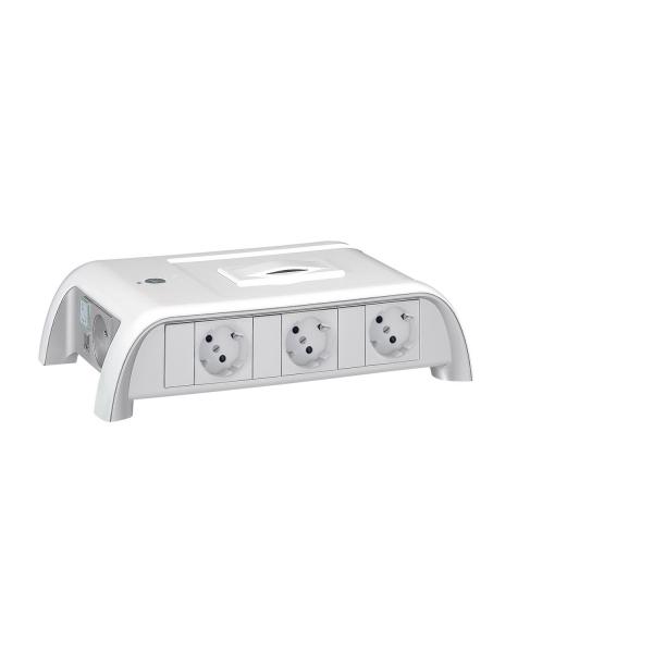 Блок розеточный 8х2К+З  немецкий стандарт Legrand 653574