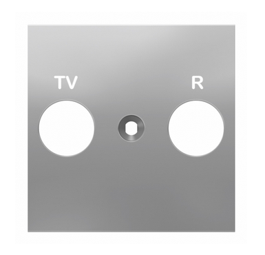 Schneider Electric Unica NEW Алюминий Лицевая панель TV/FM розетки NU944030