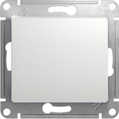 Schneider Electric Glossa  Белый Кнопка нажимная, схема 1, механизм IP20 скрытая установка GSL000115