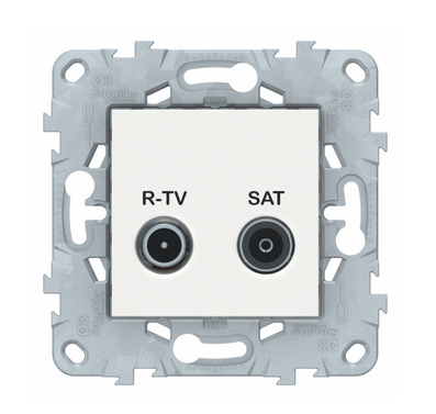 Schneider Electric Unica NEW  Белый Розетка R-TV/ SAT, 1-местная NU545418
