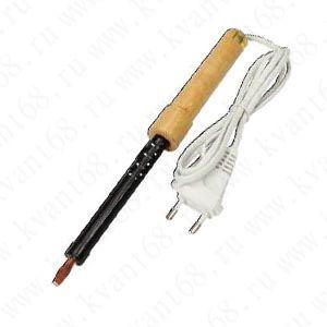 Электропаяльник REXANT 100Вт 220В ЭПСН ПД деревянная ручка  (12-0291) 12-0291