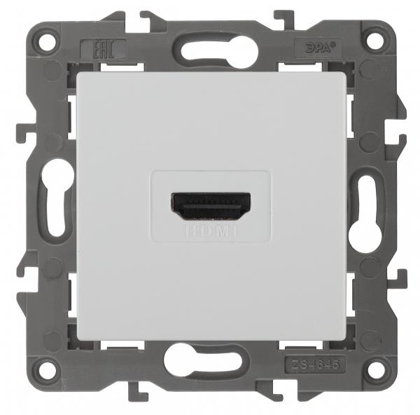 ЭРА  Elegance  Белый  Розетка HDMI, IP20  14-3114-01