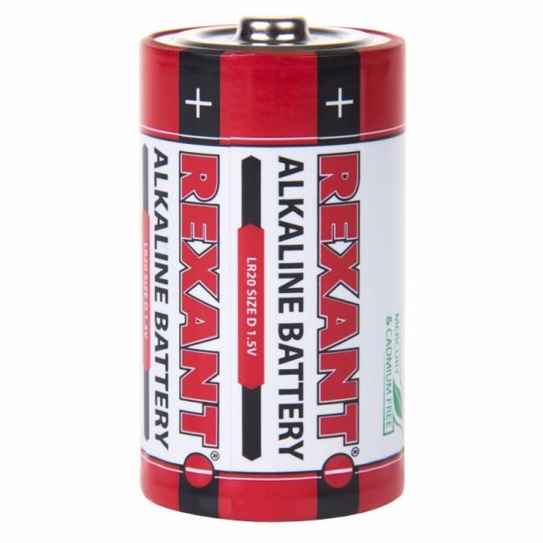Элемент питания REXANT D/LR20 1,5V 15200mAh BL2 шт (кратно 2) 30-1020