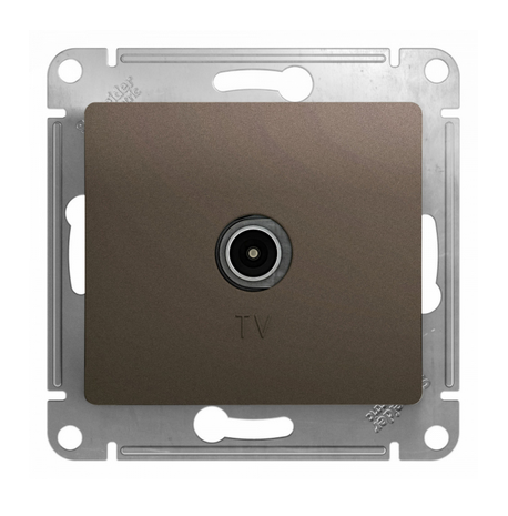 Schneider Electric GLOSSA Шоколад TV Антенна коннектор, механизм,GSL000893