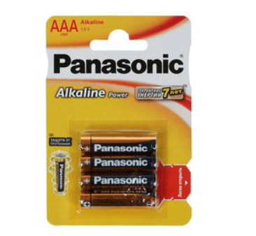 Элемент питания Panasonic LR03 Alkaline  Power BL*4 (CDS/PR) (кратно 4)