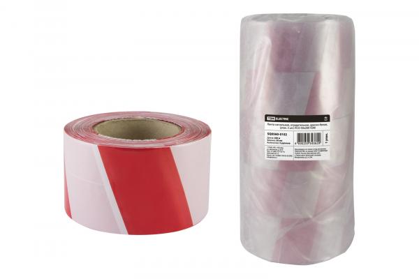 Лента оградительная TDM 50мм*200м бело-красная (упаковка 5 штук.) ЛСО-50х200