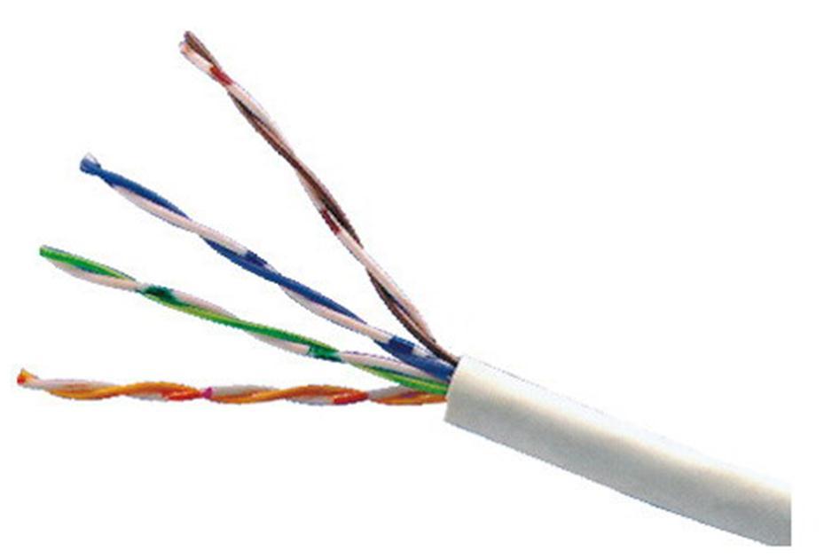UTP категория 5Е 4пары 4х2х0,51 4PR 24AWG 305м (медь) серый внутренний IEK кабель