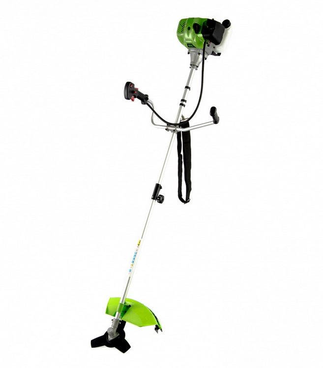 Триммер бензиновый БКС-2500-2, 43см3, 2,5 л.с., разъемная штанга, состоит из 2 частей// Сибртех