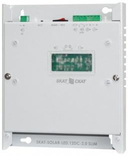 Источник бесперебойного питания БАСТИОН SKAT-LED.12DC-2,0 SLIM, 3 выхода 12В до 2А, АКБ 2,3Ач
