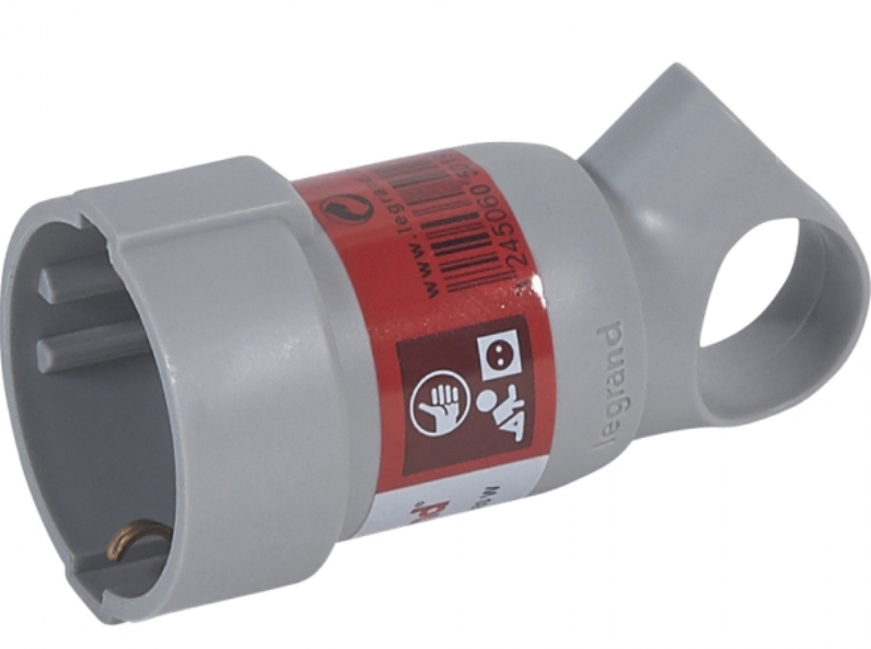 Legrand Розетка 2К+З Серый 050193