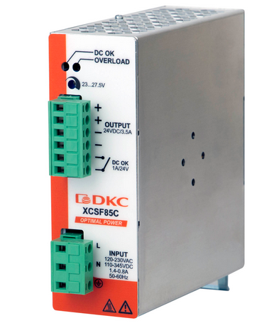Источник бесперебойного питания ДКС OPTIMAL POWER,1p, 85 Вт, 3.5 А, 24 В, Oring