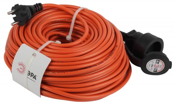Удлинитель силовой ЭРА UPx-1-2x1-40m-IP44 в бухте без заземляющих контактов 40м 1 гнездо ПВС 2х1