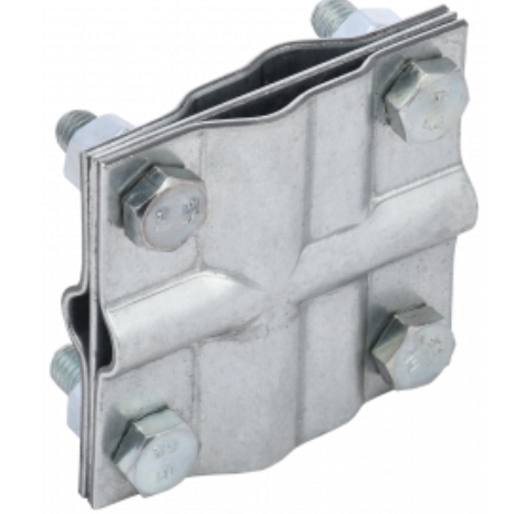 Зажим заземл. крест. пол./прут.-пол./прут. оц. сталь IEK