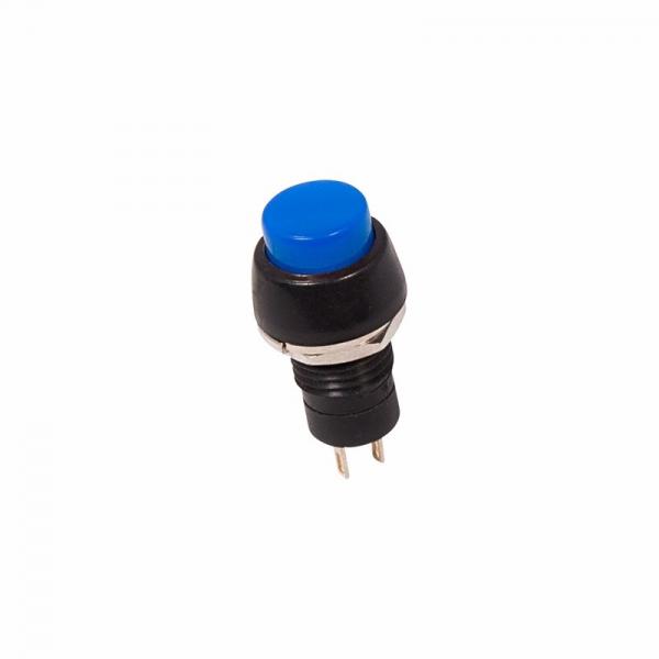 Выключатель-кнопка  250V 1А (2с) ON-OFF  синяя  Micro (PBS-20А)  REXANT 36-3071