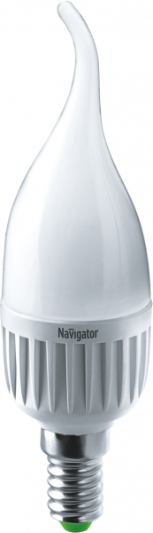 Светодиодная лампа  Navigator  C37  7Вт  230В  4000K  E14
