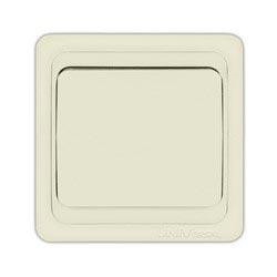 UNIVersal  Валери Слоновая Кость Выключатель 1-клавишный 10А 220В СП Б-В0021 Б-В0021