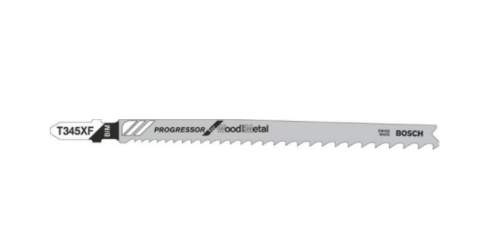 Пилка для лобзика Т345XF progressor универ. 3.0-65мм 106мм (  5шт) Bosch   2608634994