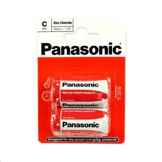 Элемент питания Panasonic R14  HD Zinc Carbon  BP2 (кратно 2)