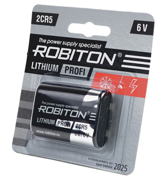 Элемент питания ROBITON PROFI R-2CR5-BL1 2CR5  BL1