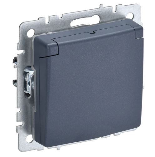 BRITE Роз. с з/к/ш с кр. 16А IP44 РСбш10-3-44-БрМ мар. IEK
