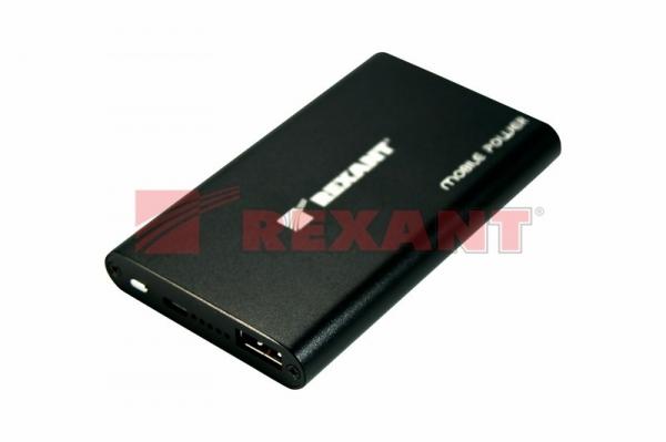 Портативное зарядное устройство Power  Bank 5 000 mAh USB (carton box) REXANT 30-0500-4