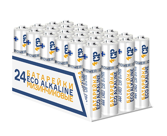 Элемент питания CP LR03 Eco Alkaline BOX24 бел. (кратно 24)