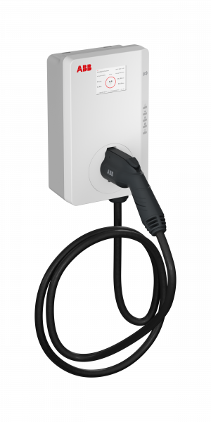 Terra AC W7-P8-RD-MD-0 AC wallbox type 1, кабель 7,62м, 1ф/32A, RFID, дисплей и double ethernet