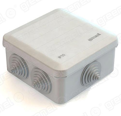 Короб распределительный Greenel ОП 150х110х70мм, IP55  10 входов GE41242 серый  GE41242