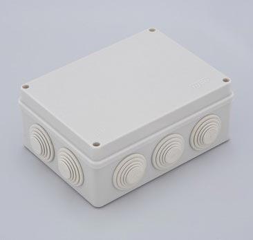 Короб распаечный ТУСО 67055 ОП 10 вводов. IP55 200*140*75 мм. 192029