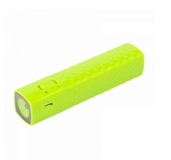 Портативное зарядное устройство Power Bank 2000  mAh c фонариком USB PROconnect (ЦВЕТ ЗЕЛЕНЫЙ) 30-0210-6