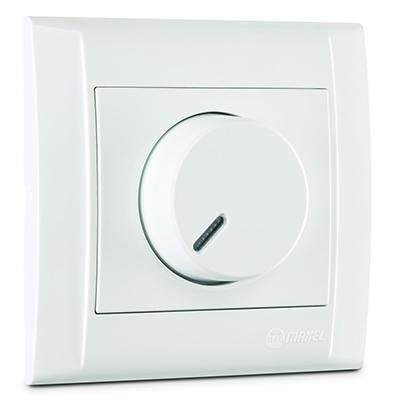 Makel Defne  Белый  Диммер механизм 600W IP20 скрытая установка 42001011