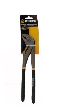 Клещи переставные 300 мм, обливные рукоятки // Вихрь