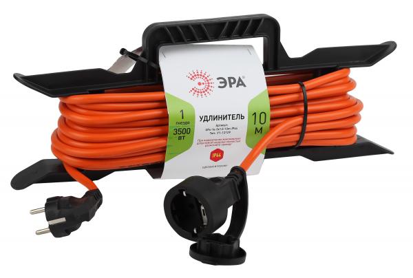 Удлинитель силовой ЭРА UFx-1e-3x1.5-10m-IP44 на рамке c/з 1 гн 10м ПВС 3x1.5