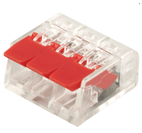 Feron LD221-413 Универсальные компактные клеммы 3-проводные  (DIY упаковка 5 шт)