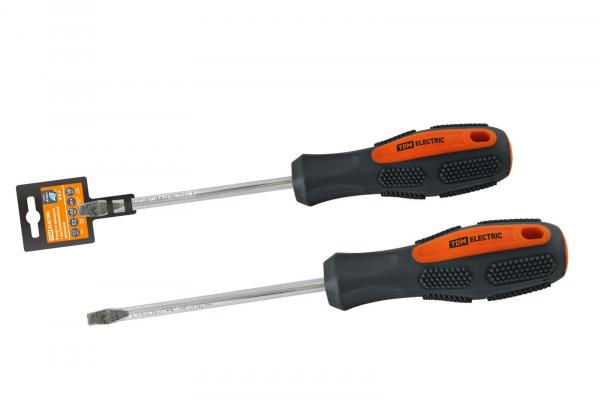 Отвертка шлицевая SL3х75 мм, CR-V, серия "Алмаз" TDM