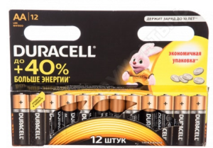 Элемент питания DURACELL MN1500/LR6 BP12 (кратно 12)