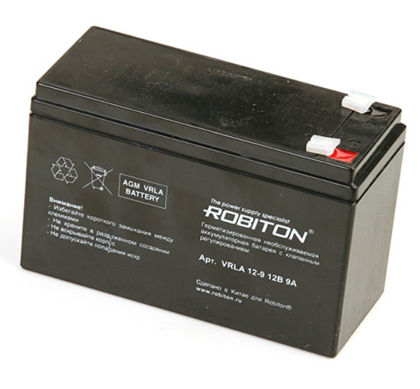 Аккумулятор ROBITON VRLA 12-9 12V 9Ah