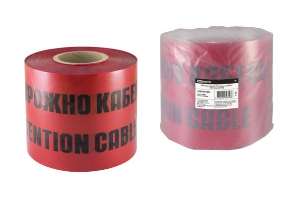 Лента сигнальная 450х100 "Осторожно кабель" ЛСК-450х100 TDM