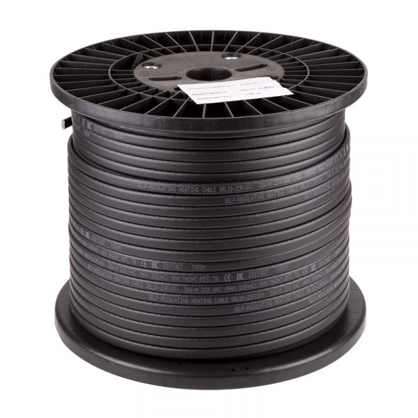 Саморегулирующийся  кабель SRL 30-2CR (UV) (экранированный) (30Вт/1м) 200М Proconnect 51-0636