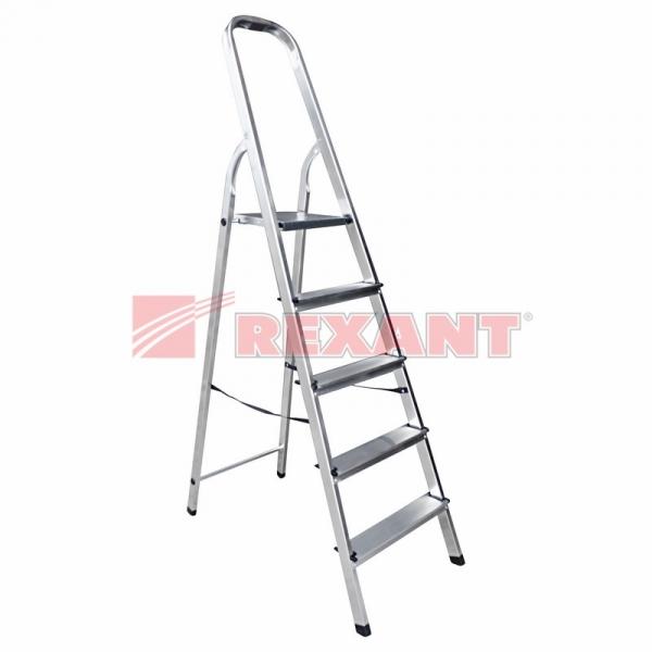 Стремянка алюминиевая пять ступенек 12-5042
