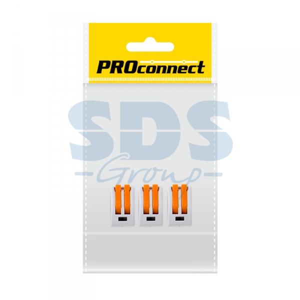 PROCONNECT Клемма соед. многоразовая, 2-проводная серая (0,08-4 мм²) (3шт.) (пакет) 07-5252-4-9 07-5252-4-9