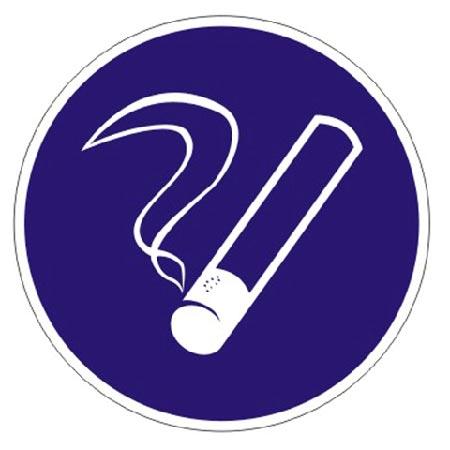 Знак "Курить здесь"  d=180мм  SQ0817-0027 TDM