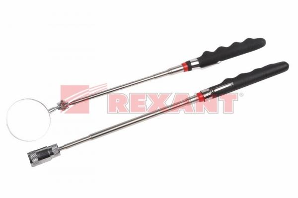 Телескопический магнит и зеркало в наборе (2 пр.) Rexant 12-4822