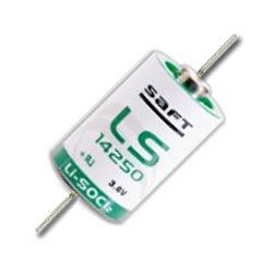 Аккумулятор Saft LS14250/350 CNA 3.6V Litium (1/2AA) 14,4 х 25 с выводами