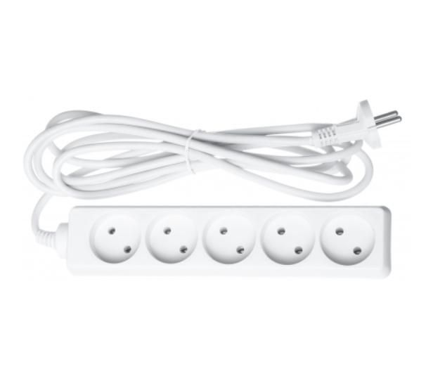 Удлинитель Navigator 61 312 NPE-S-05-500-X-2x1 б/з 5 гн. 5м