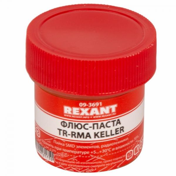 Флюс-паста «TR-RMA KELLER» 20 мл REXANT 09-3691