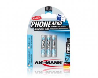 Аккумулятор Ansmann R03  800mAh AAA 5030142 BP3