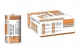 Элемент питания TDM R20 D Zinc Carbon 1,5V SH-2 Народный