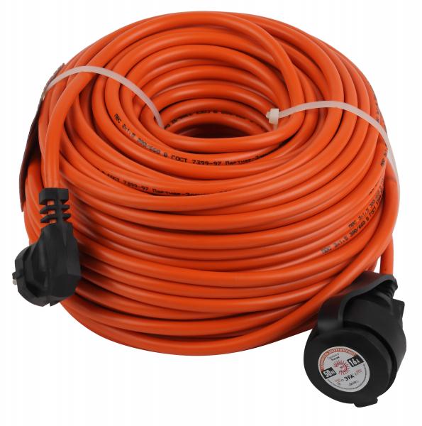 Удлинитель силовой ЭРА UPx-1e-3x1.5-50m-IP44 в бухте c/з 1 гн 50м ПВС 3х1.5