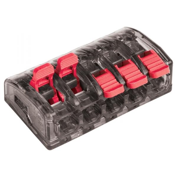 EKF СМК 221-415 Клемма 5 отв. 0.2-4.0 мм2 (100шт.) plc-smk-221-415